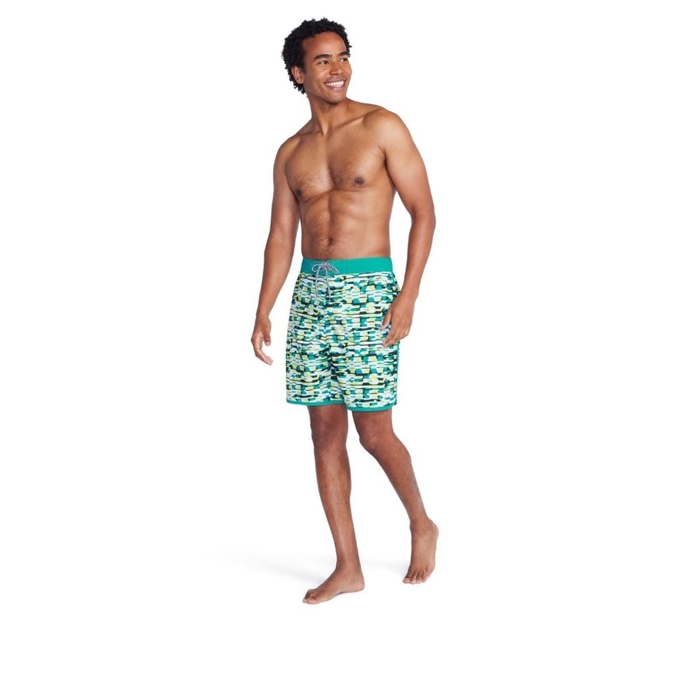 NWT Speedo Men's Data Weaver 18" swimming Board Short size L - Picture 5 of 6